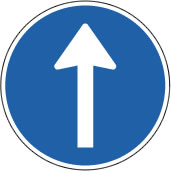 straight ahead